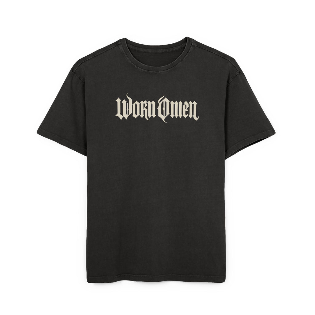 WORN OMEN — Signature Tee / Faded Black